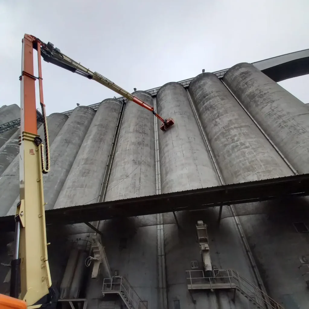 Inspection of Concrete silo's